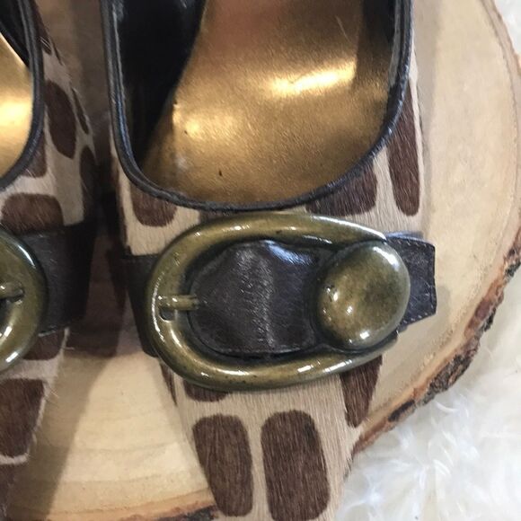 Spotted Real Fur Heels last chance - Picture 2 of 8